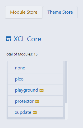 XCL Store Modules